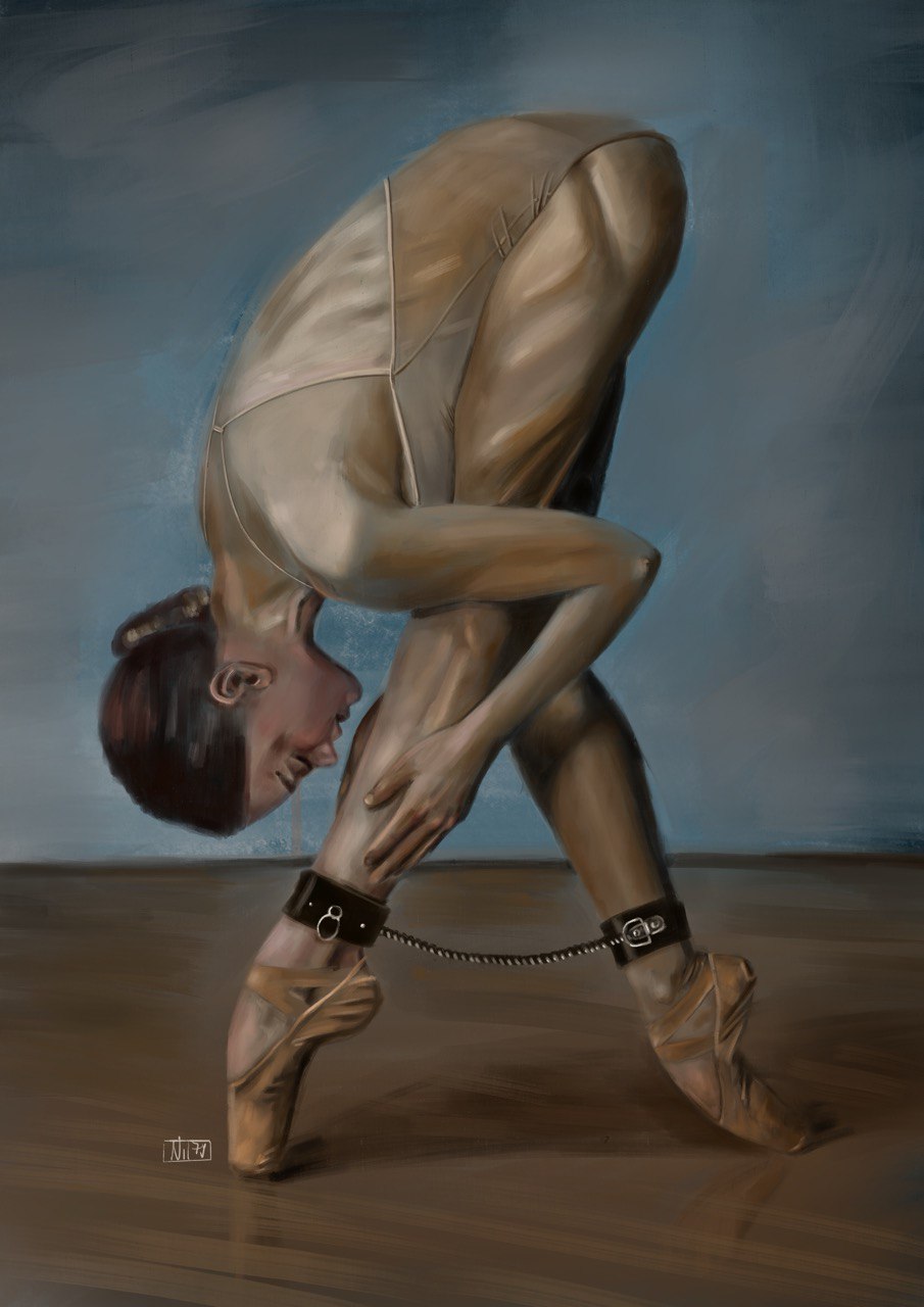 Ballerina Con Catene